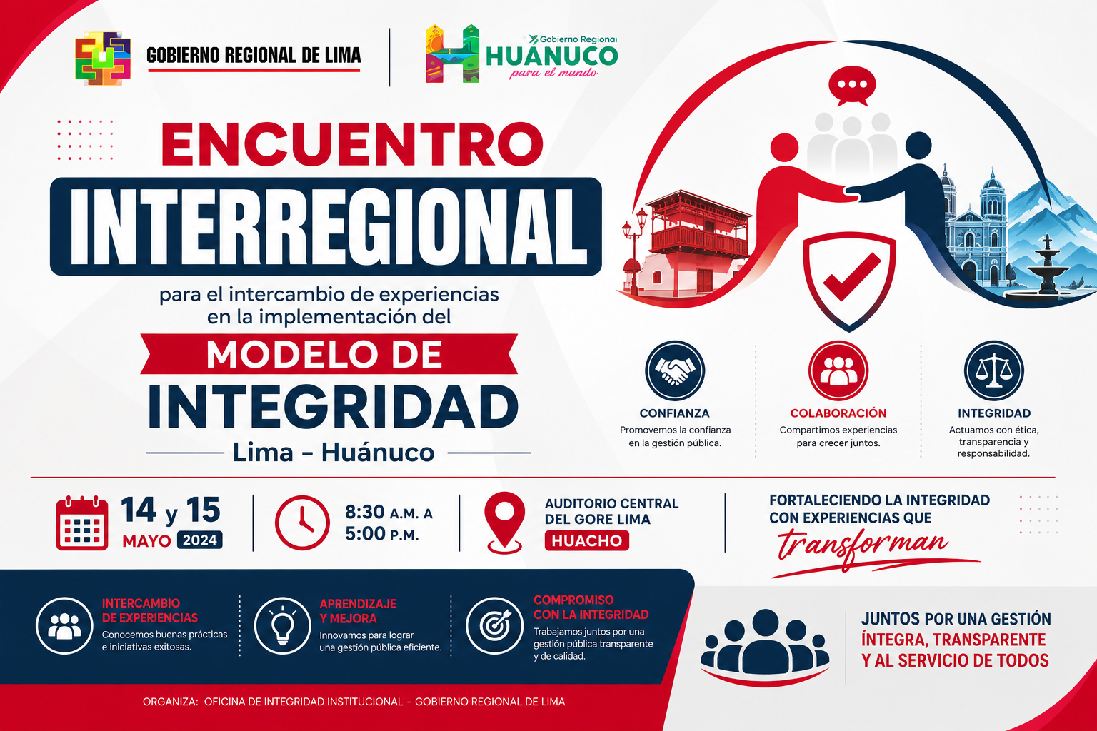 ENCUENTRO INTERREGIONAL PARA EL INTERCAMBIO DE EXPERIENCIAS DE LA IMPLEMENTACIÓN DEL MODELO DE INTEGRIDAD